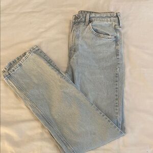 H&M Classic Light Blue vintage Straight high rise Jeans